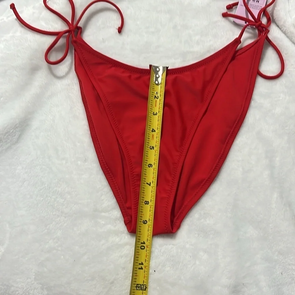 New Wild Fable Women’s Red String Bikini Bottoms Size Medium NWT